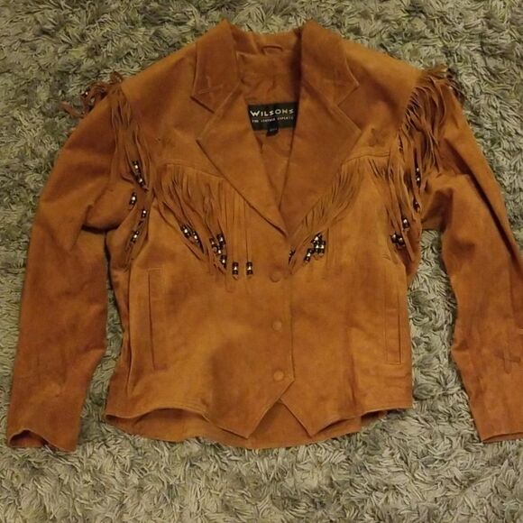Western Wilson Vintage Fringe Leather Jacket - Picture 3 of 9